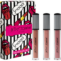 Betsey Johnson Long Lasting Matte Liquid Lip Color - Nude Color Kit -- 3x 4ml/0.14 Fl Oz By Betsey Johnson