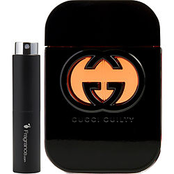 Gucci Guilty Black By Gucci Edt Spray .27 Oz (travel Spray)