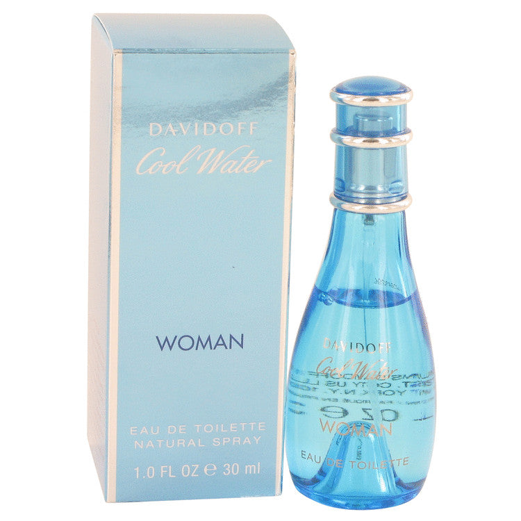 COOL WATER by Davidoff Eau De Toilette Spray 1 oz for Women