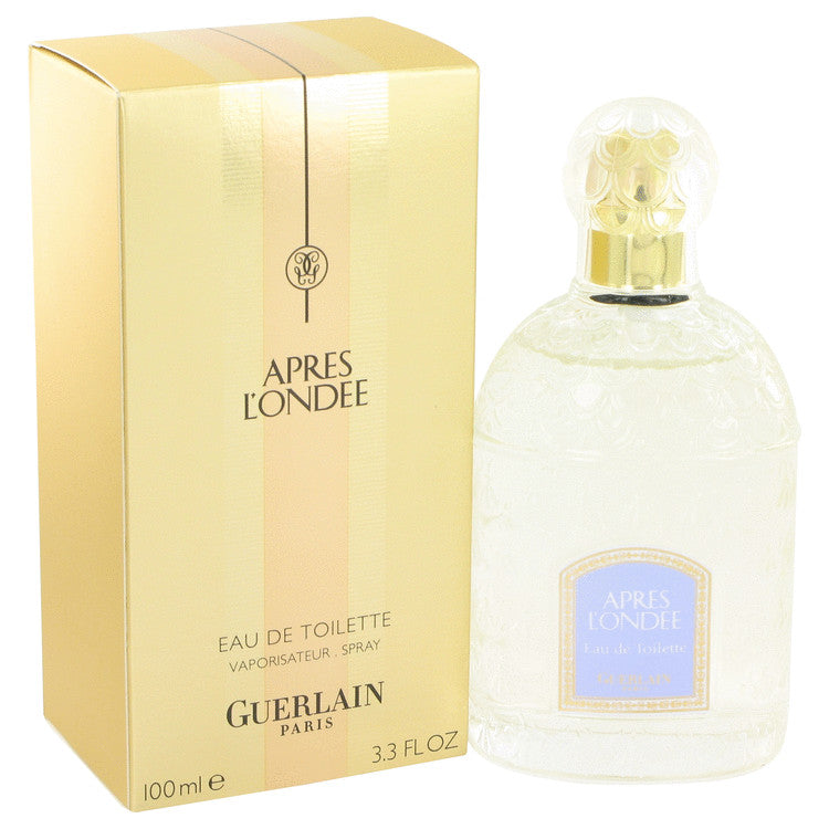 Apres L'ondee by Guerlain Eau De Toilette Spray 3.4 oz for Women