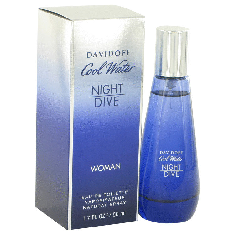 Cool Water Night Dive by Davidoff Eau De Toilette Spray 1.7 oz for Women