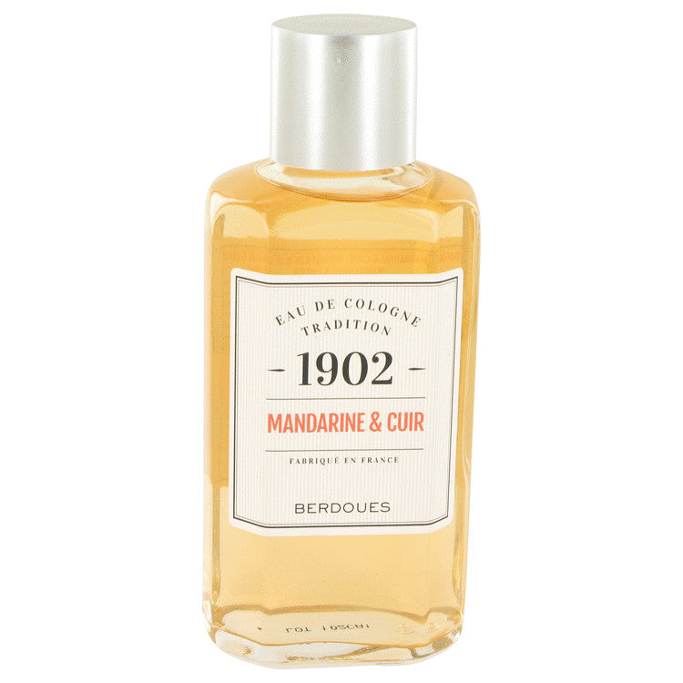 1902 Mandarine Leather by Berdoues Eau De Cologne (Unisex) 8.3 oz for Men