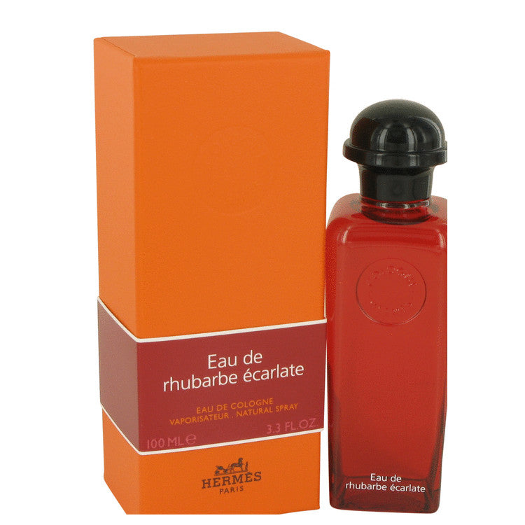 Eau De Rhubarbe Ecarlate by Hermes Eau De Cologne Spray 3.3 oz for Men