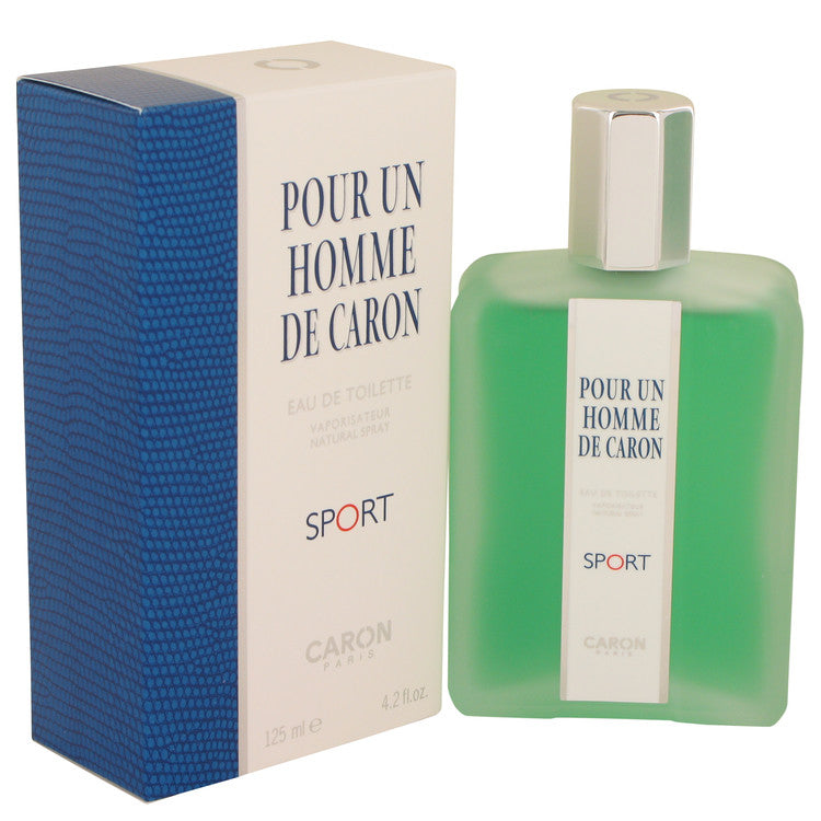 Caron Pour Homme Sport by Caron Eau De Toilette Spray 4.2 oz for Men