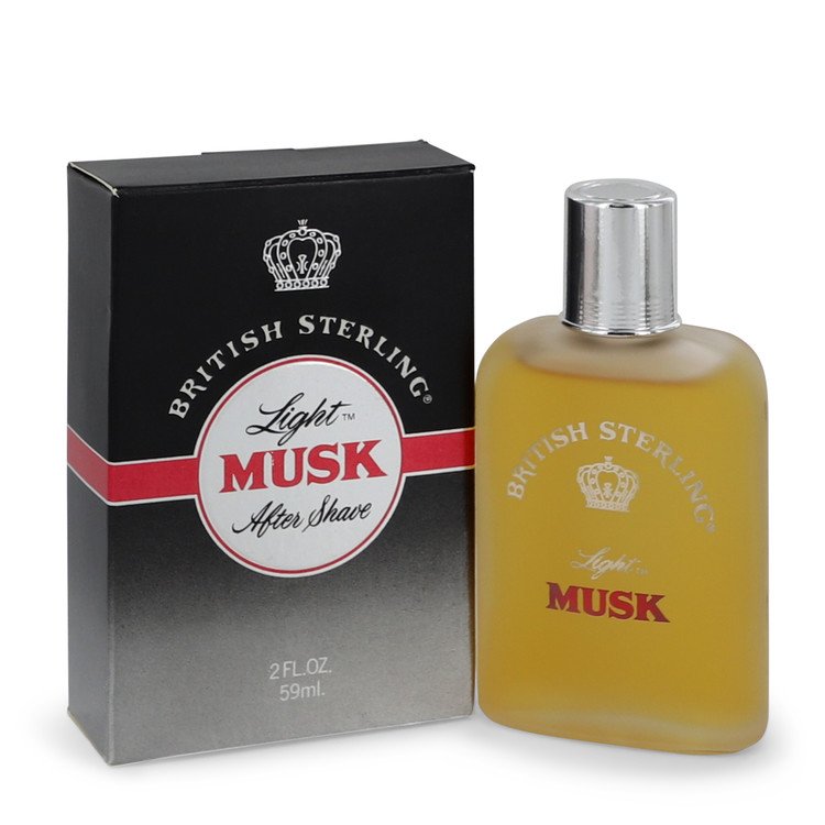 British Sterling Light Musk by Dana After Shave 2 oz for Men