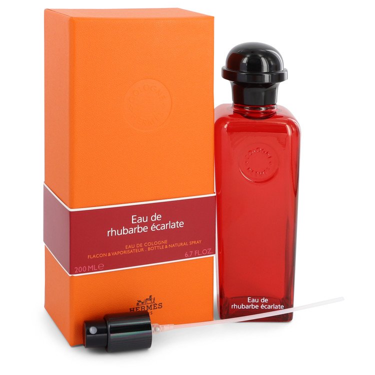 Eau De Rhubarbe Ecarlate by Hermes Eau De Cologne Spray 6.7 oz  for Men