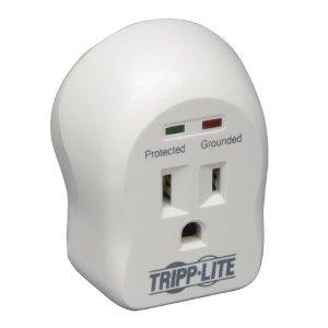 Tripp Lite Surge Protector Wallmount Direct Plug In 120v 1 Outlet 600 Joule