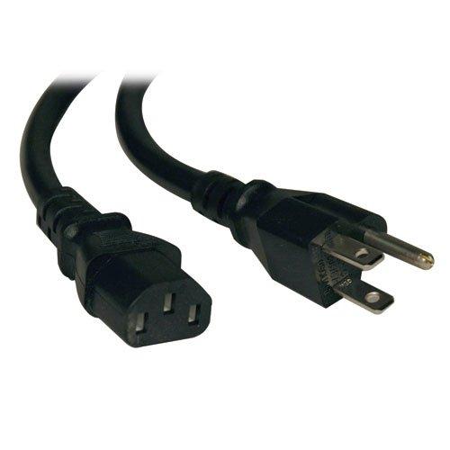 Tripp Lite 25ft Computer Power Cord Cable 5-15p To C13 10a 18awg