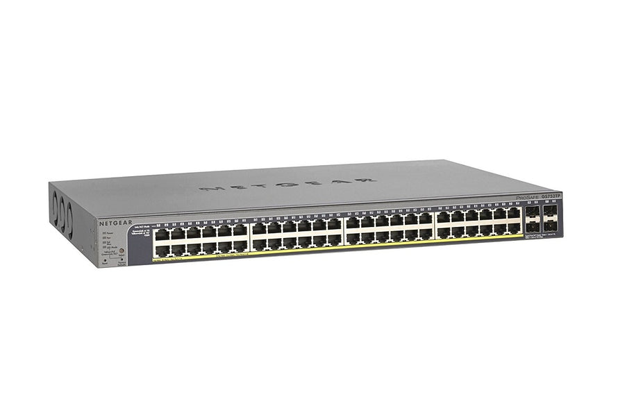 NetGear ProSafe GS752TP Ethernet Switch 48-Ports 4x Expansionslots GS752TP-100NAS - (Used Like New)