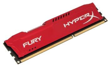 Kingston 4gb 1600mhz Ddr3 Hyperx Fury Red Series