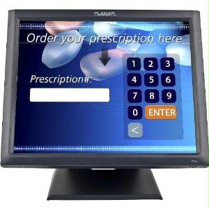 Planar 19 Inch Black Hid Compliant 5-wire Resistive Touchscreen Lcd, Usb Controller, Vg