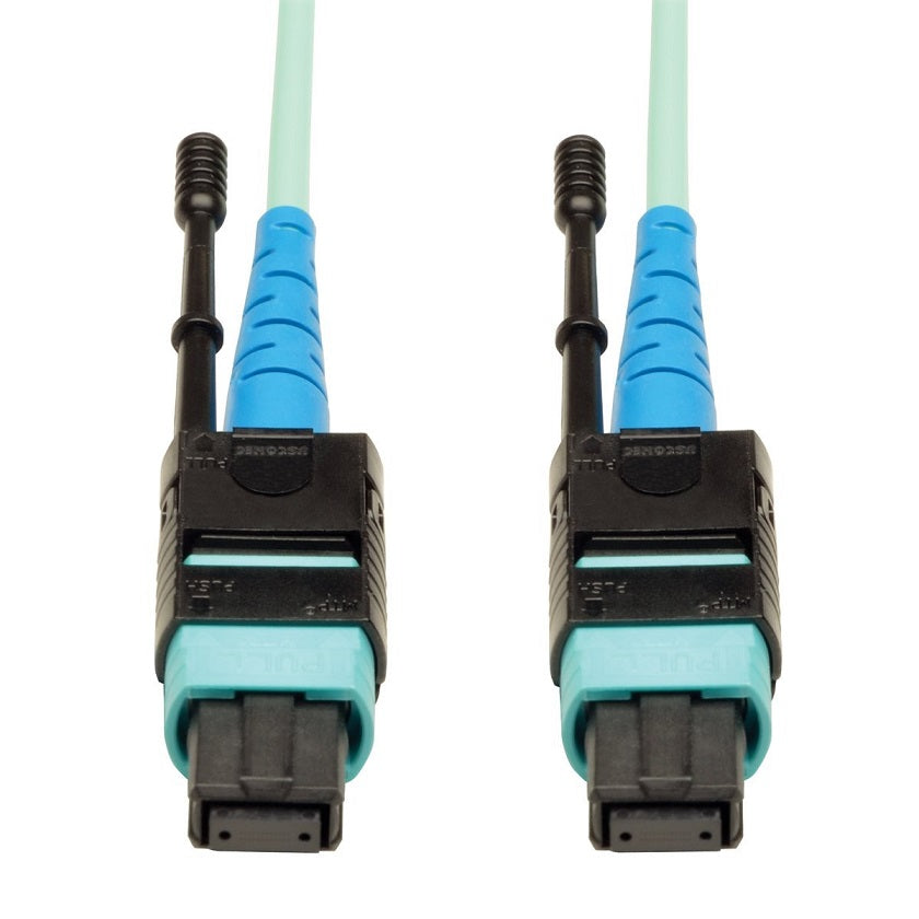 Tripp Lite N846-02M-24-P MTP/MPO Patch Cable 100GBASE-SR10 Cxp 24 Fiber 100GbE OM3 6ft