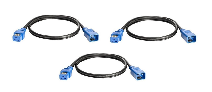 HP Power Distribution Unit Cable 16A C19-C20 250V 6.6ft 3-Pack TK739A