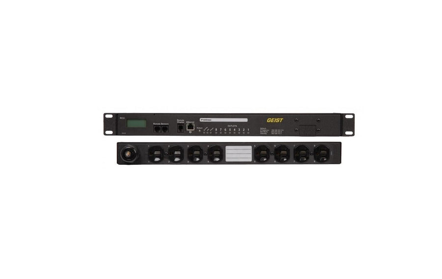 Vertiv 14741Q Geist RCURN082-101D15ST5-OD 8xNEMA 5-15R 15A 120V 1U Rack PDU