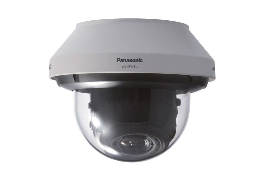 Panasonic i-PRO Smart 12.4MP 4K 3840x2160 Vandal Resistant Dome Network Camera Color WV-SFV781L - (Used Like New)