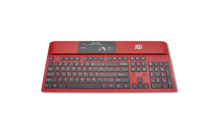 Ksi 1700SX RFID Reader USB Keyboard Red KSI-1700 SX HB-16 Red