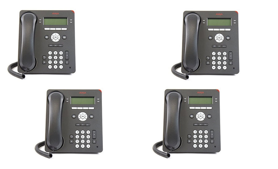 Avaya 9504 Digital Desk Telephone Pack of 4 Charcoal Gray 700510914