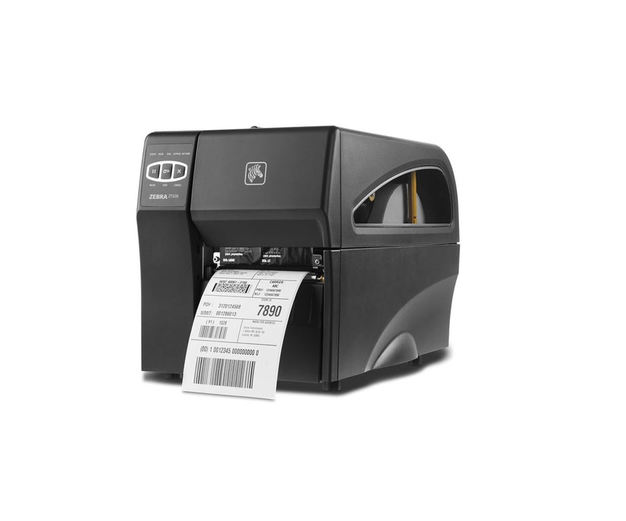 Zebra ZT220 Direct Thermal Monochrome Label Printer 203dpi Serial USB Ethernet ZT22042-D01200FZ