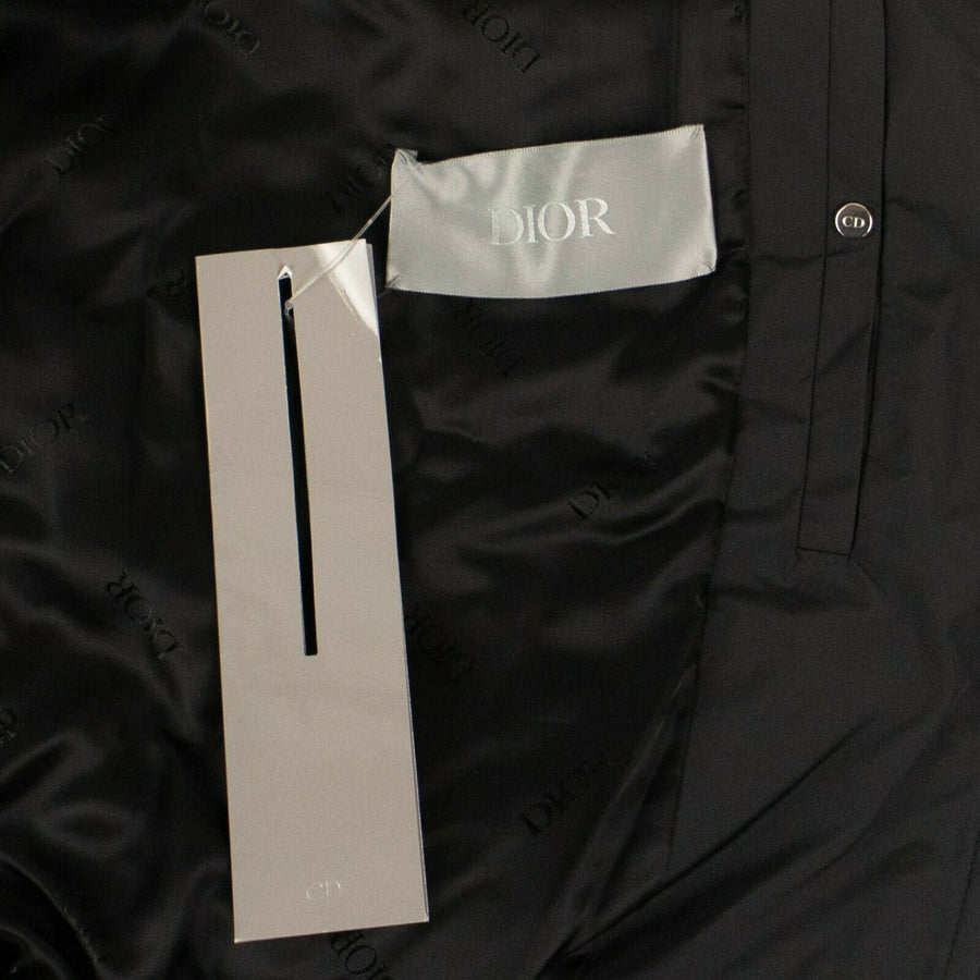 CHRISTIAN DIOR x KAWS Bee Nylon Bomber Jacket -  Black