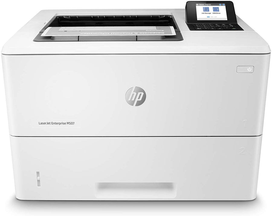 HP LaserJet M507dn Monochrome USB LAN Duplex Laser Printer 1PV87A#BGJ Unused Box Repackaged - (Used Like New)