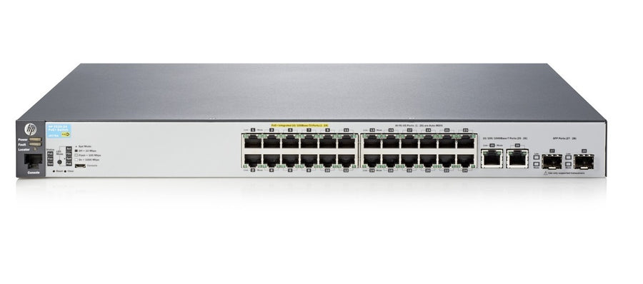 HP Aruba 2530 Series 2530-24-PoE+ 24-Ports rack-mountable Switch J9779A#ABA