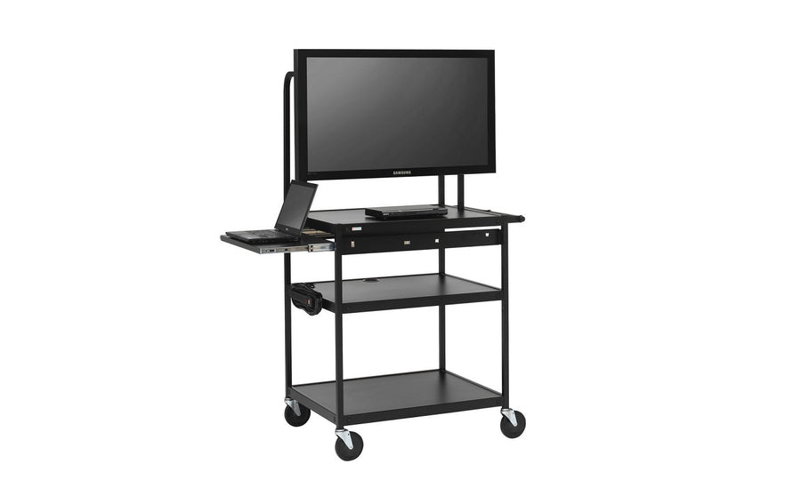 Bretford FP42MUL-P5BK Flat Panel Cabinet Cart