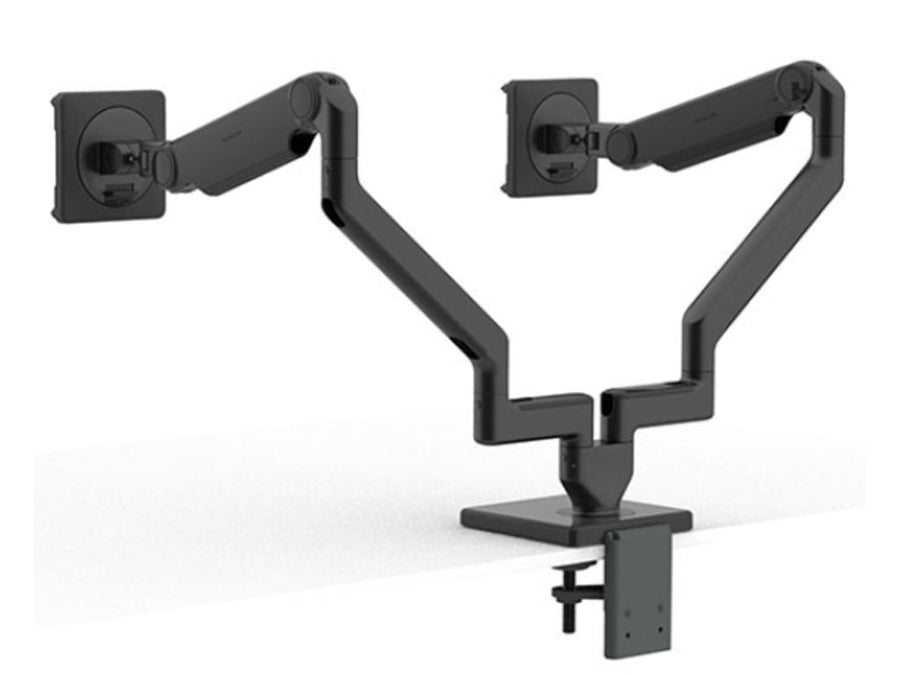 Humanscale M2.1 Monitor Arm With Dual Clamp Mount Black X22CMBMTBMTB