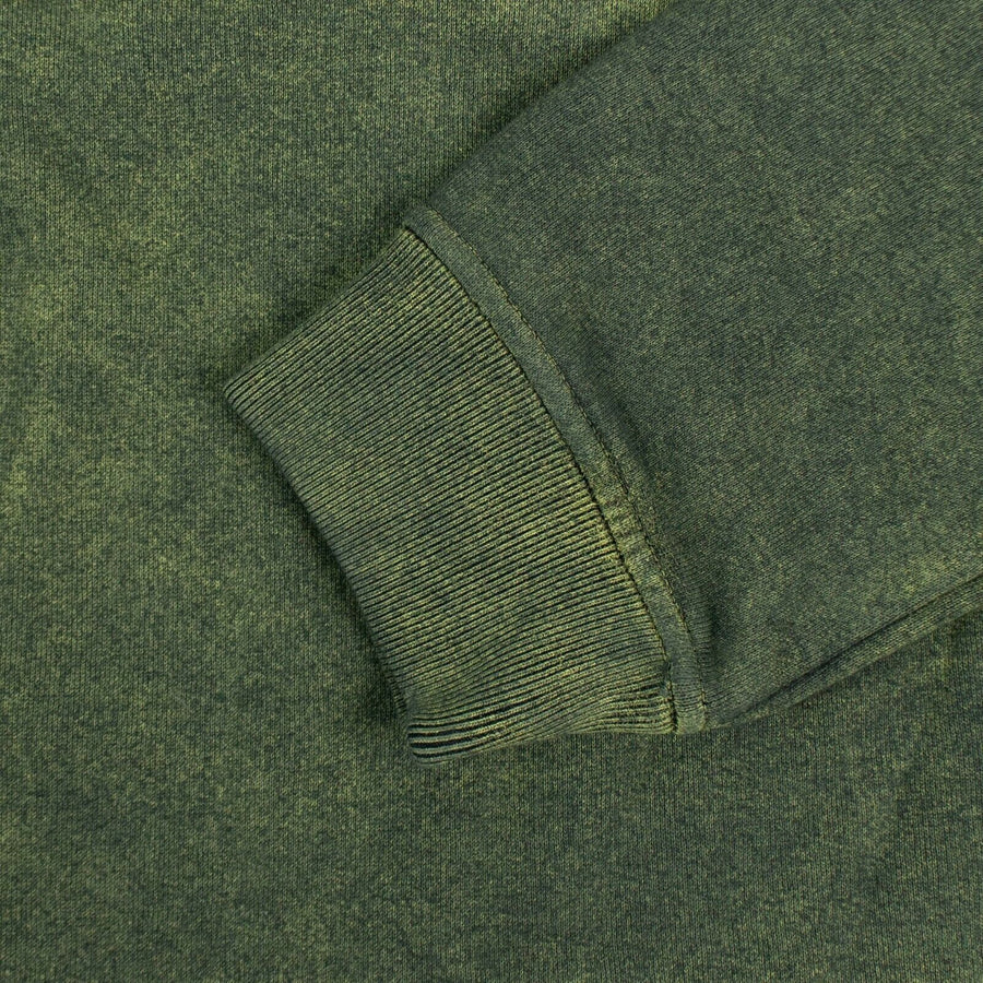 'Shadow Project' Washed Out Look Sweater - Green