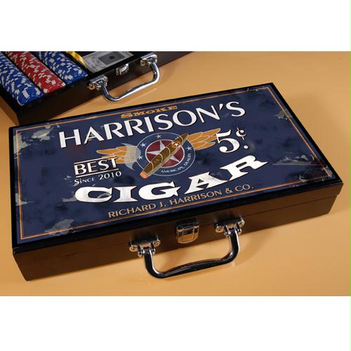 Cigar Patriot Poker Set