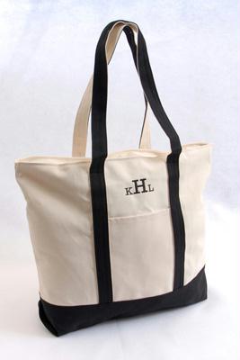 Personalized Beach Tote 'Em Bag