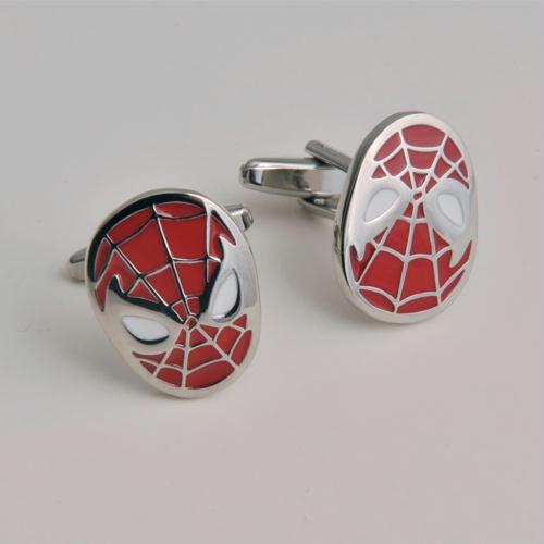 Dashing Spiderman Cufflinks with Personalized Case