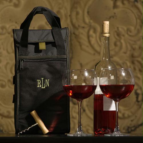 Personalized Napa Wine Carrier