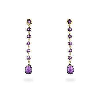 Amethyst Briolette Earrings