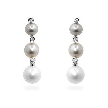 Multicolor Pearl Earrings