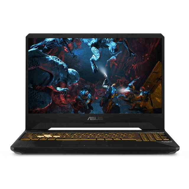 ASUS TUF Gaming TUF505DU-EB74 15.6 inch AMD Ryzen 7-3750H 2.3GHz/ 16GB DDR4/ 1TB HDD + 256GB SSD/ GTX 1660 Ti/ USB3.1/ Windows 10 Notebook (Gold Stee