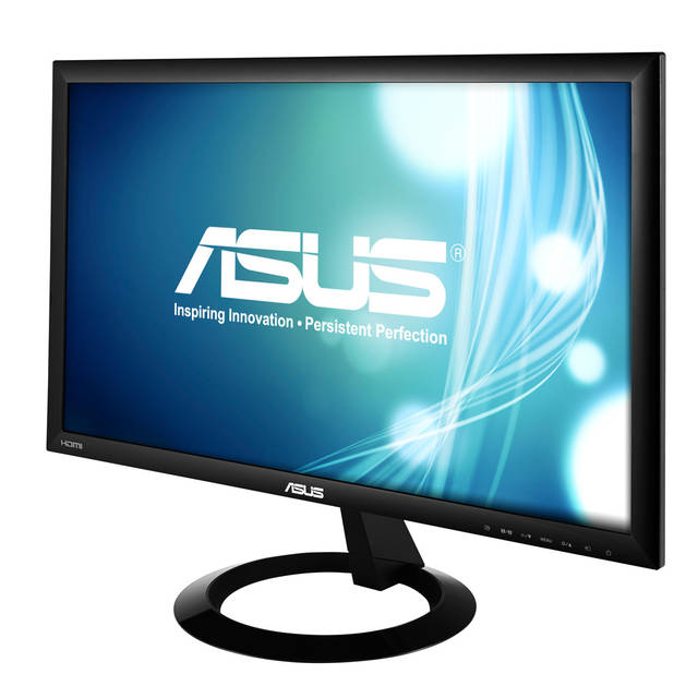 Asus VX228H 21.5 inch Widescreen 80,000,000:1 1ms VGA/HDMI LED LCD Monitor, w/ Speakers (Black)