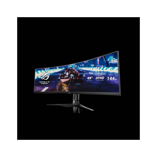 Asus ROG Strix XG49VQ 49 inch Widescreen 3,000:1 4ms HDMI/DisplayPort/USB LED LCD Monitor (Black)