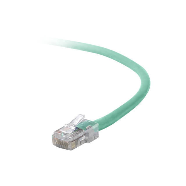 Belkin A3L791-03-GRN-S 3ft CAT5e Snagless Patch Cable w/ RJ45M/RJ45M (Green)