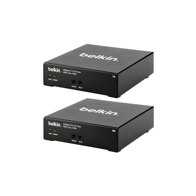 Belkin HDBT-BOX-100M HDBaseT TX/RX AV Extender Box (Black)