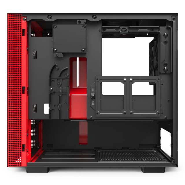 NZXT H210i Mini-ITX Case (Matte Black/Red)