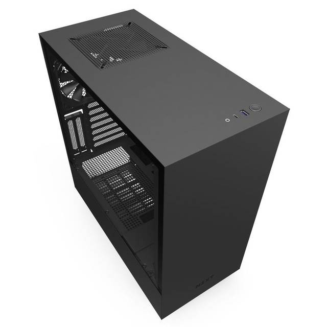 NZXT CA-H510I-B1 Compact Mid-Tower with Lighting and Fan Control (matte black)