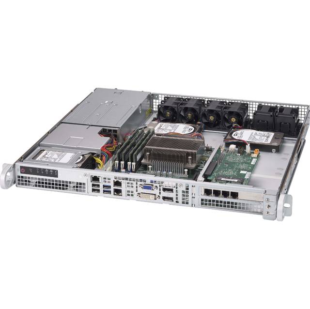 Supermicro SuperChassis CSE-515-R407 400W 1U Rackmount Server Chassis (No Paint)