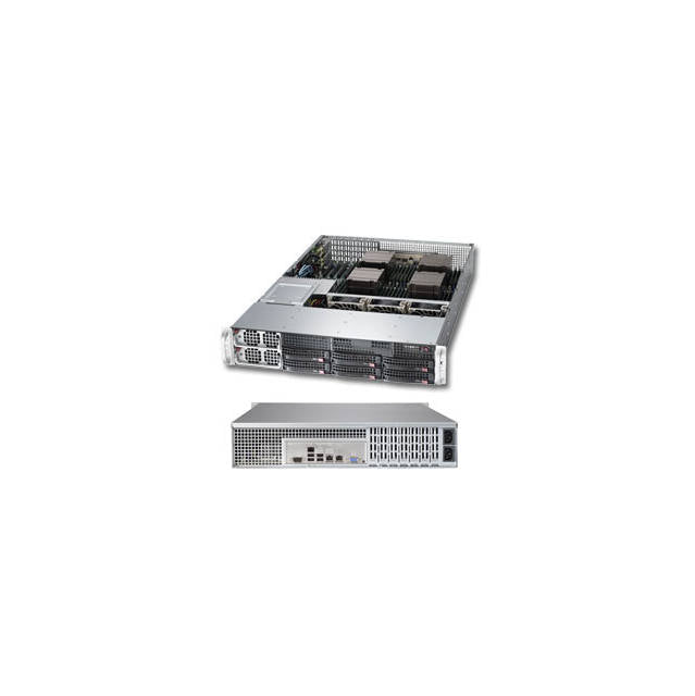 Supermicro SuperChassis CSE-828TQ-R1K43LPB 1400W 2U Rackmount Server Chassis (Black)