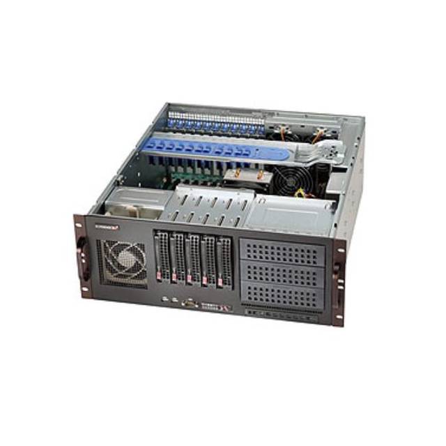 Supermicro SuperChassis CSE-842XTQ-R606B 600W 4U Rackmount Server Chassis (Black)