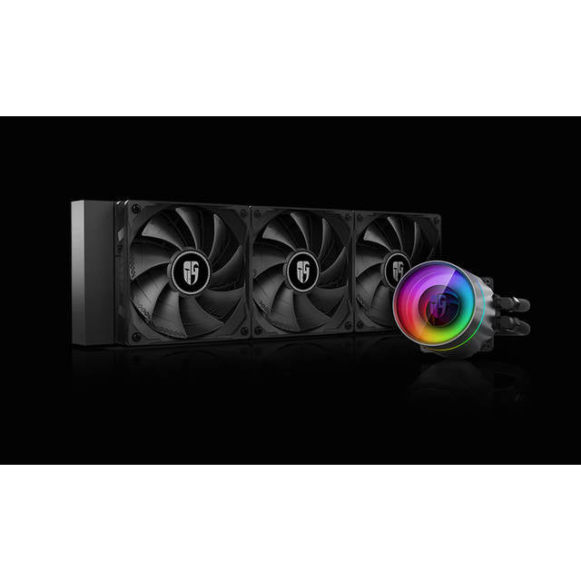 DEEPCOOL Castle 360EX, Addressable RGB AIO Liquid CPU Cooler, Anti-Leak Technology Inside, Cable Controller and 5V ADD RGB 3-Pin Motherboard Control,