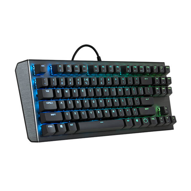 Cooler Master CK-530-GKGL1-US USB Wired Keyboard w/ Blue Switch (Gunmetal)