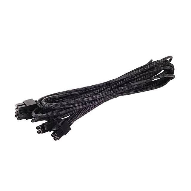 Silverstone PP06B-EPS75 750mm Sleeved PSU Cable (Black)