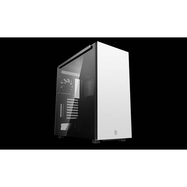 DEEPCOOL Macube 550,White Version, Full Tower Case, E-ATX Motherboard and 420mm GPU Supported, 