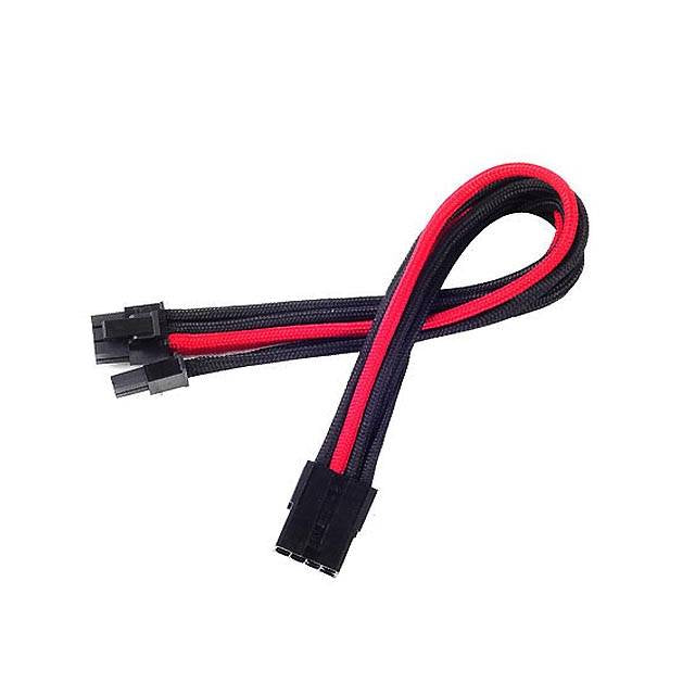 Silverstone PP07-PCIBR 8pin to PCI-E 8pin(6+2) PSU Cable (Black/Red)