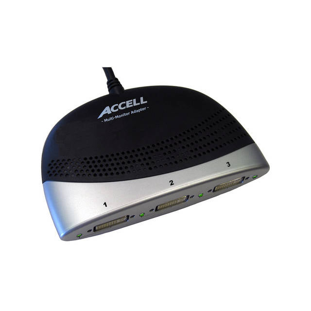 Accell UltraAV K087B-005B DisplayPort to DVI Multi-Monitor Adapter